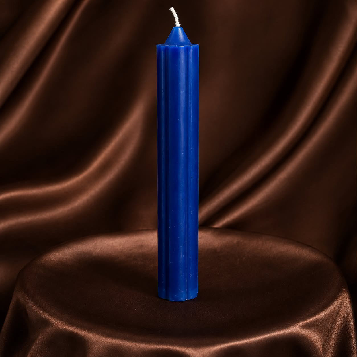 Blue Household Candle