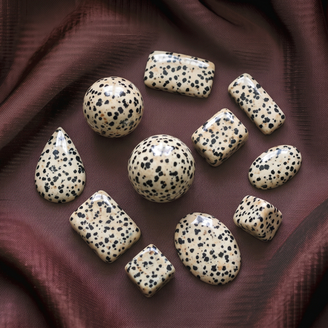 Dalmatian Jasper Tumbled Crystals