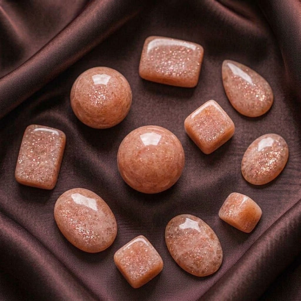 Peach Aventurine Tumbled Crystals