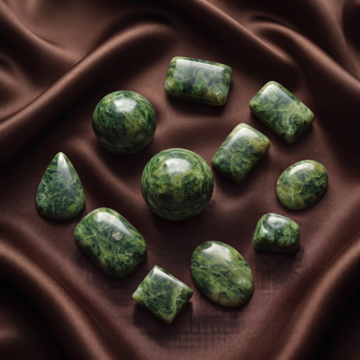 Serpentine Tumbled Crystals