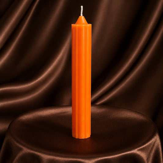Orange Household Candle