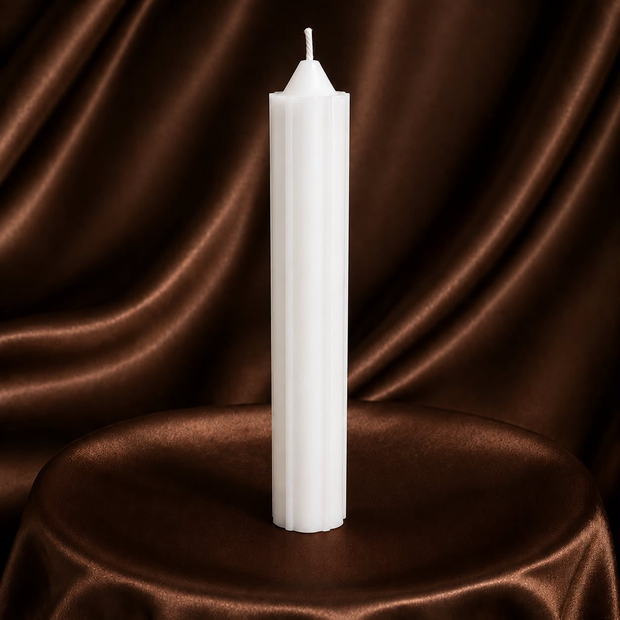 White Household Candle