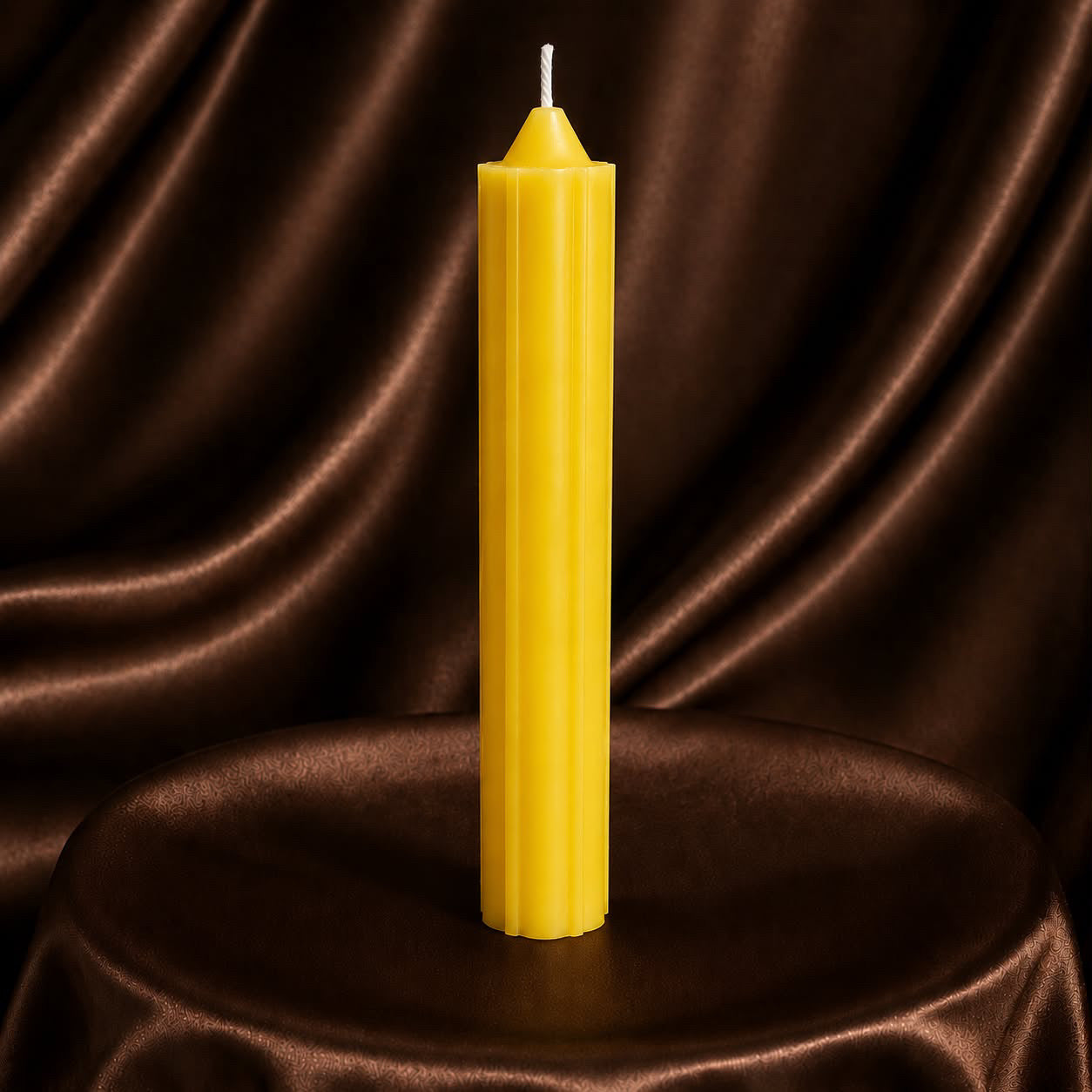 Yellow Household Candle