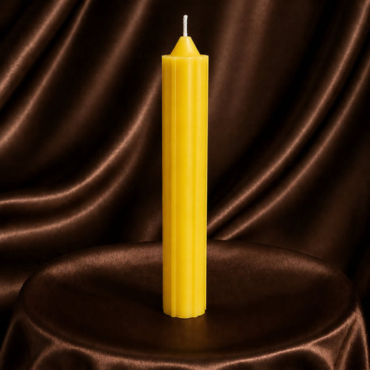 Yellow Household Candle