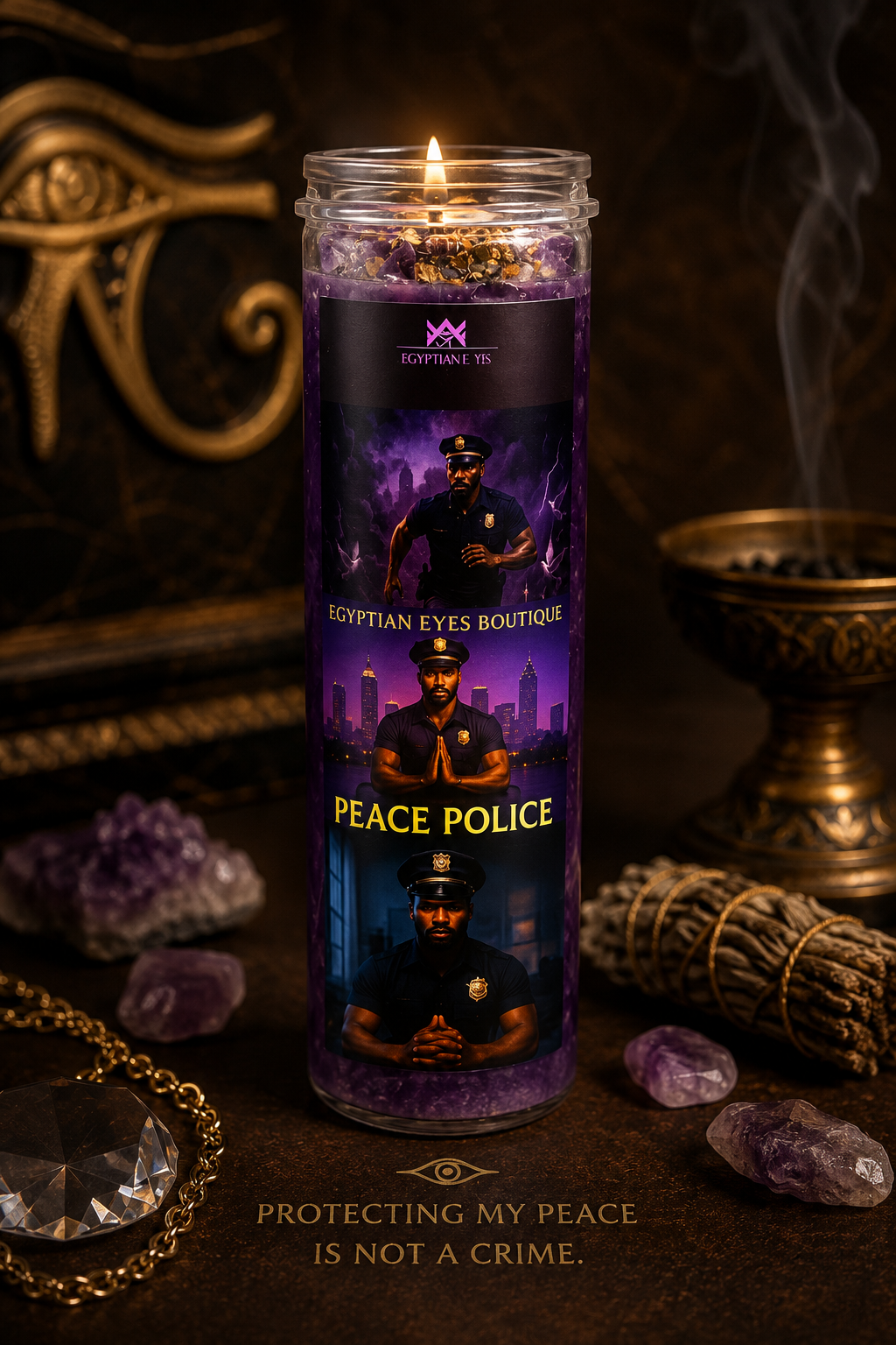 Peace Police Candle