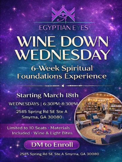 Wine Down Wednesday: 6-Week Spiritual Foundations Experience (In-Person)