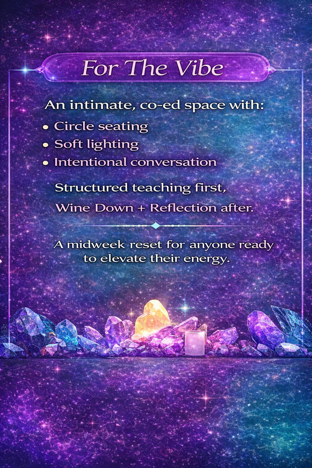 Wine Down Wednesday: 6-Week Spiritual Foundations Experience (In-Person)