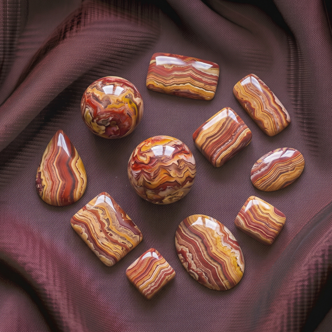Crazy Lace Agate Tumbled Crystals