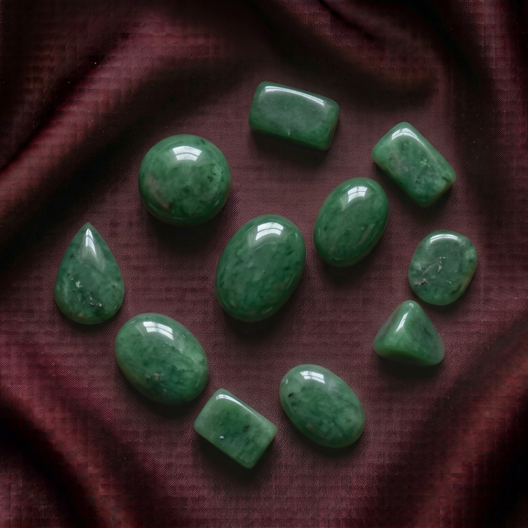 Green Jade Tumbled Crystals