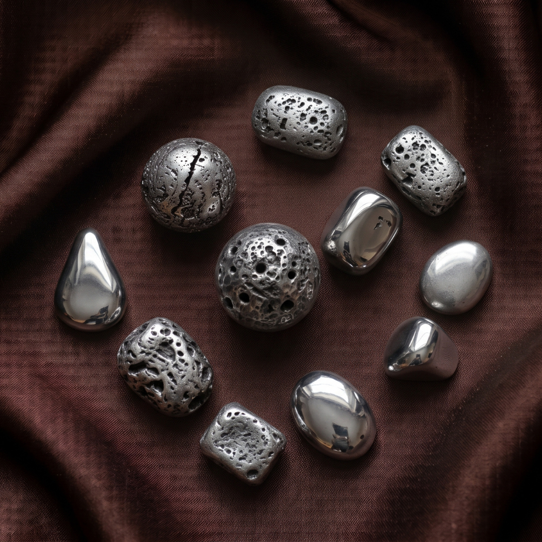 Pyrite Tumbled Crystals