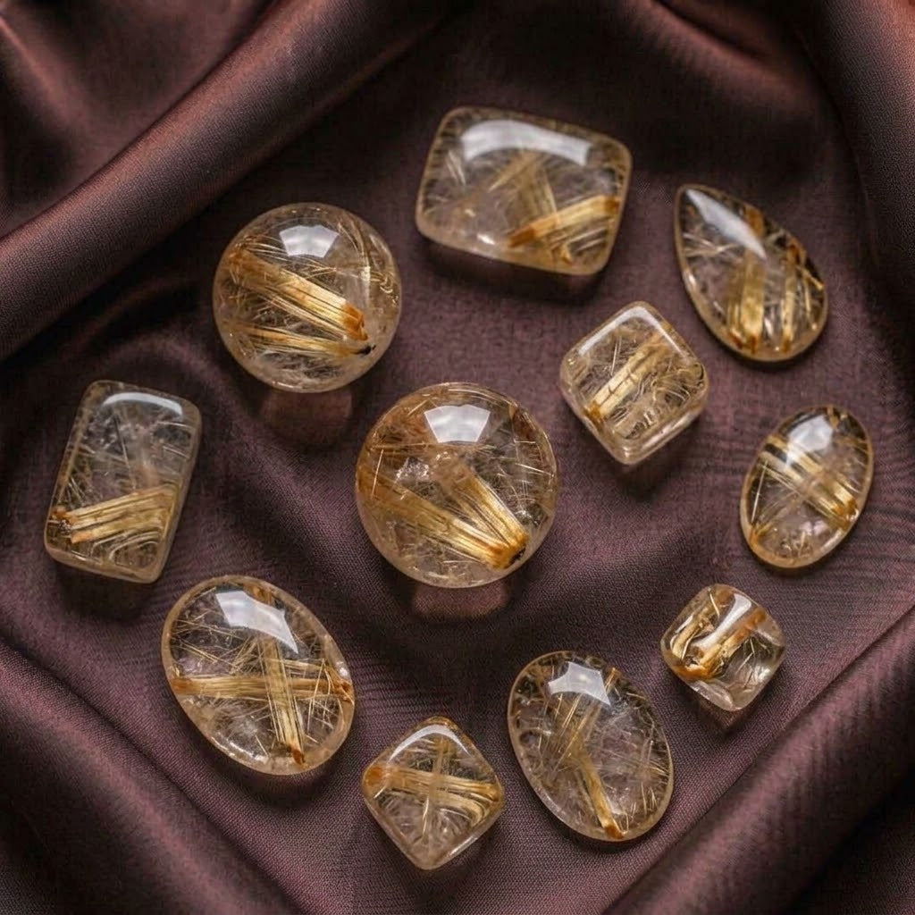 Rutilated Quartz Tumbled Crystals