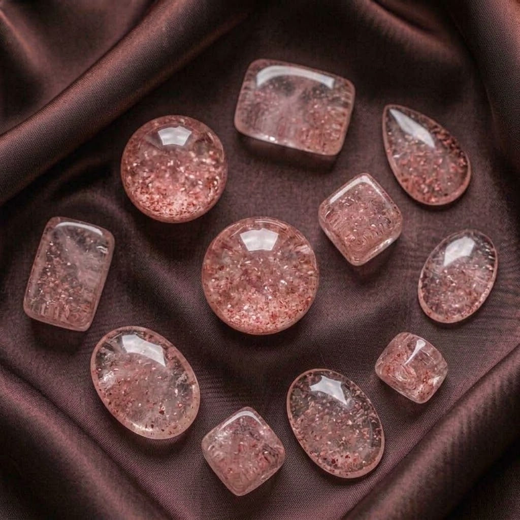 Strawberry Quartz Tumbled Crystals