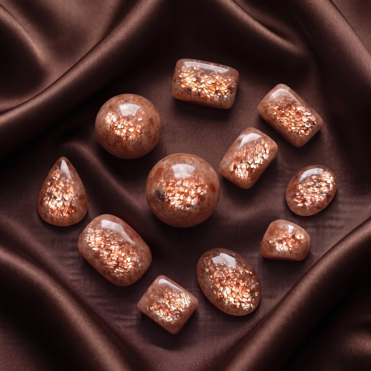 Sunstone Tumbled Crystals