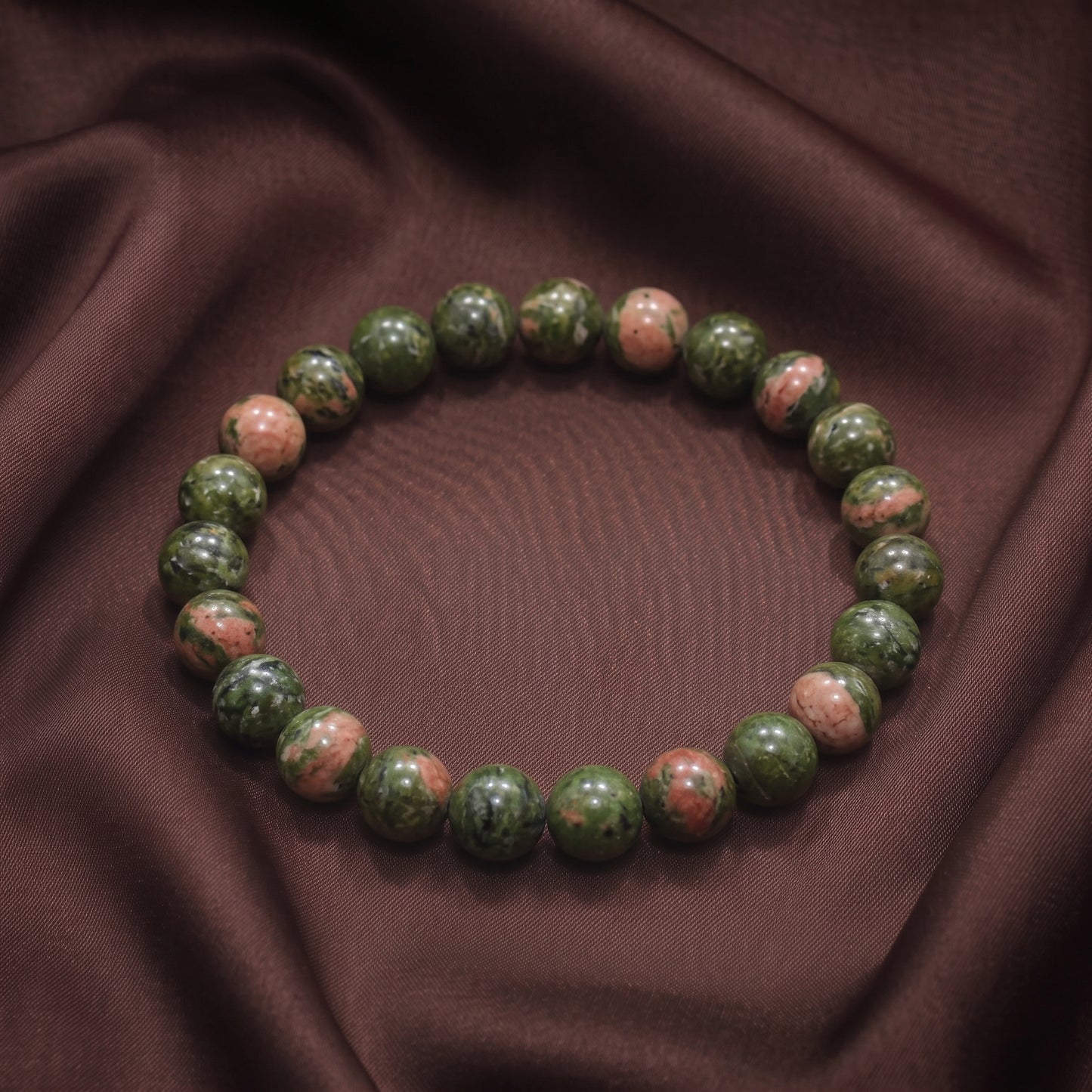Unakite Jasper Bracelet