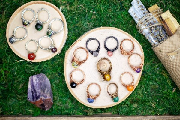 Discover the transformative power of Crystal Energy Rings, personalized with a range of enchanting crystals for holistic well-being.