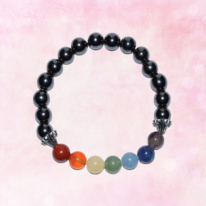 Find balance and alignment with the Hematite Chakra Bracelet. Harness the power of chakra healing and grounding hematite for holistic well-being.