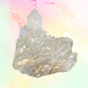 Discover the enchanting world of Angel Aura Quartz Large Cluster - a mesmerizing gem with celestial beauty and profound metaphysical properties.