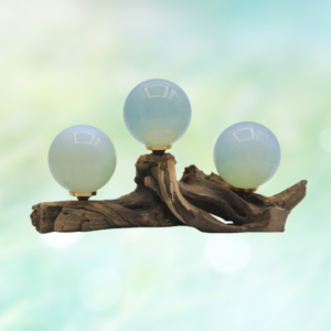 Opalite Sphere: Mesmerizing Beauty, Soothing Energy. Embrace Harmony, Intuition, and Magic with this Captivating Crystal.