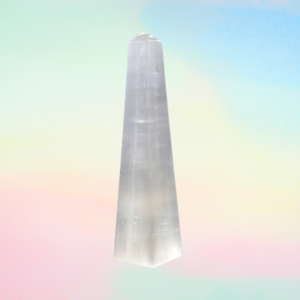 Selenite Large Tower: A beacon of beauty and healing. Cleanses energy fosters spiritual growth. A bridge to higher consciousness.