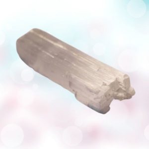 Selenite Stick: a powerful tool used for energy cleansing, clarity, and spiritual connection. Embrace the magic of Selenite!