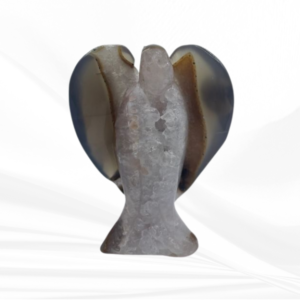 Agate Angel: A celestial gem, harmonizing energies. Inspires creativity, offers protection. Symbol of divine beauty and spiritual connection.
