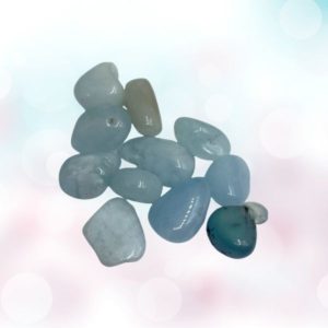 Aquamarine tumbles: From raw stones to tranquil gems, their soothing energies and unique beauty bring oceanic calm into our lives.