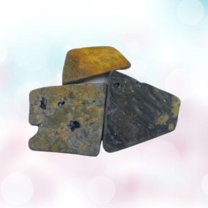 Bumble Bee Jasper Rough is an unprocessed beauty with raw energy. Bring this around to help you empower and inspire creativity every day.