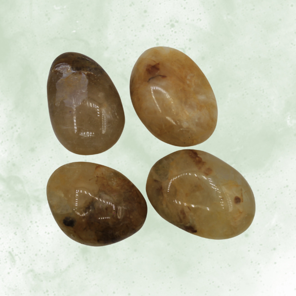 Golden Healer Palmstone is a vibrant gem for transformation, vitality, and inner harmony. Adorned with hues ranging from pale yellow to deep gold.