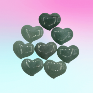 Green Aventurine Heart is a symbol of abundance, renewal, and emotional healing. It can also symbolize prosperity and inner peace.