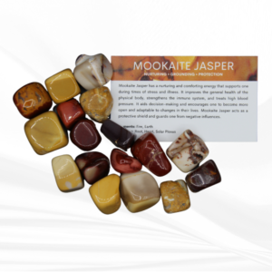 Discover Mookaite Jasper tumbles: vibrant, grounding gems for resilience, creativity, and vitality in this earthy journey.