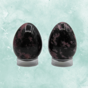 Rhodonite eggs: Balancing, healing gems. Elevate love, resilience, harmony. Ideal for meditation and decor, embody transformation.