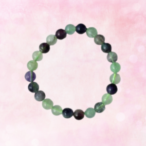 Discover the power of a Rainbow Fluorite bracelet. It helps balance energies, enhance clarity, find emotional stability, and promote spiritual growth.