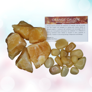 Orange Calcite is a vibrant gemstone that ignites creativity, vitality, and positivity. Embrace its radiant energy today!