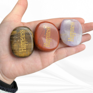 Discover soothing Thumb Worry Stones at Egyptian Eyes Boutique. Find comfort and relief with palm-sized gemstones for your worries.